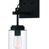 Crosspoint One Light Outdoor Wall Sconce in Espresso