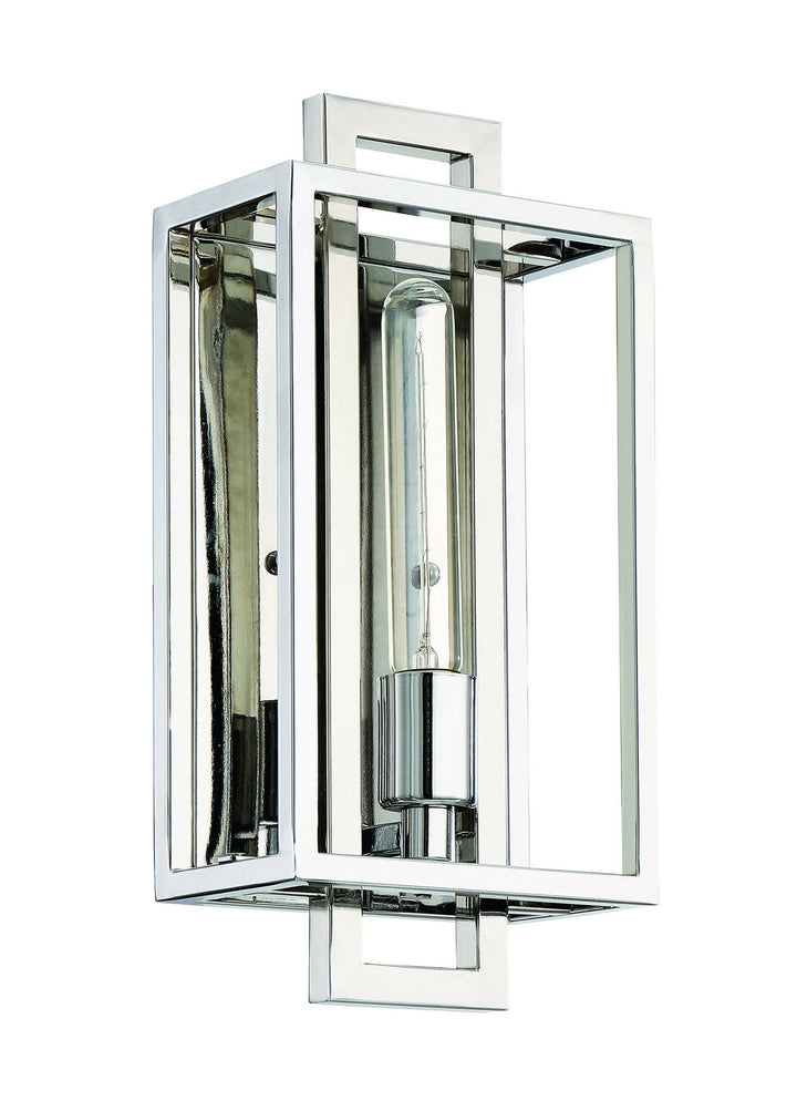 Cubic One Light Wall Sconce in Chrome