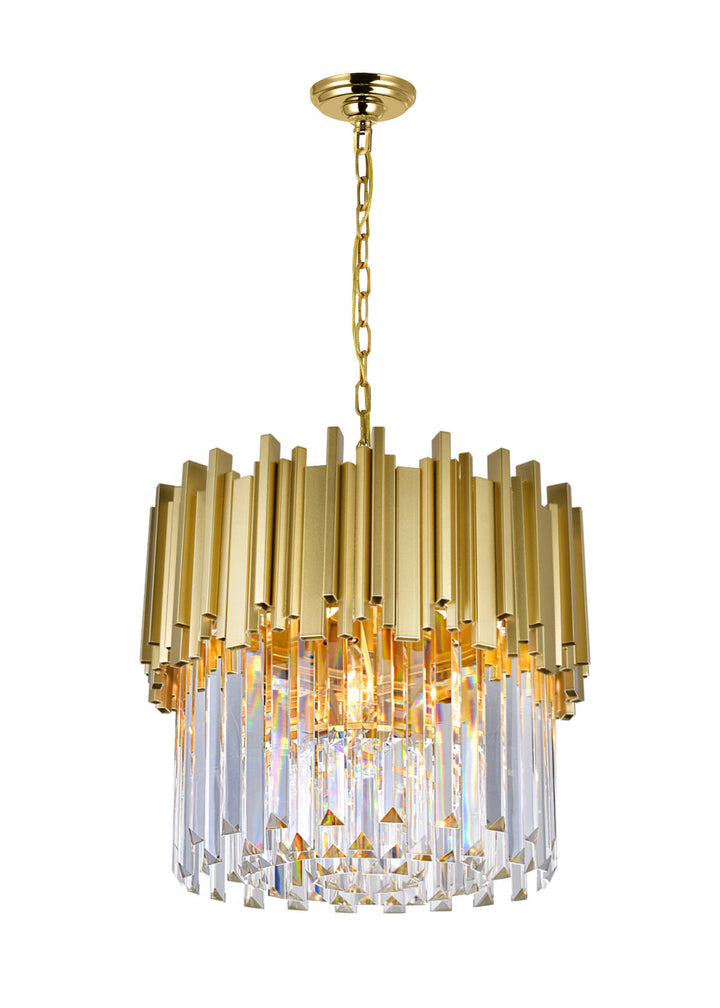 CWI Lighting Four Light Chandelier