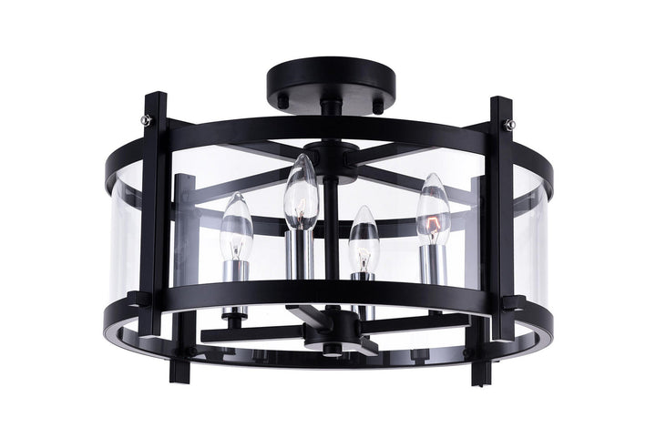 CWI Lighting Four Light Flush Mount