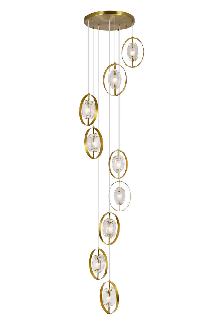 CWI Lighting Nine Light Pendant