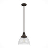 Cypress Grove One Light Pendant in Onyx Bengal