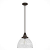 Cypress Grove One Light Pendant in Onyx Bengal