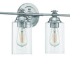 Dardyn Four Light Vanity in Brushed Polished Nickel