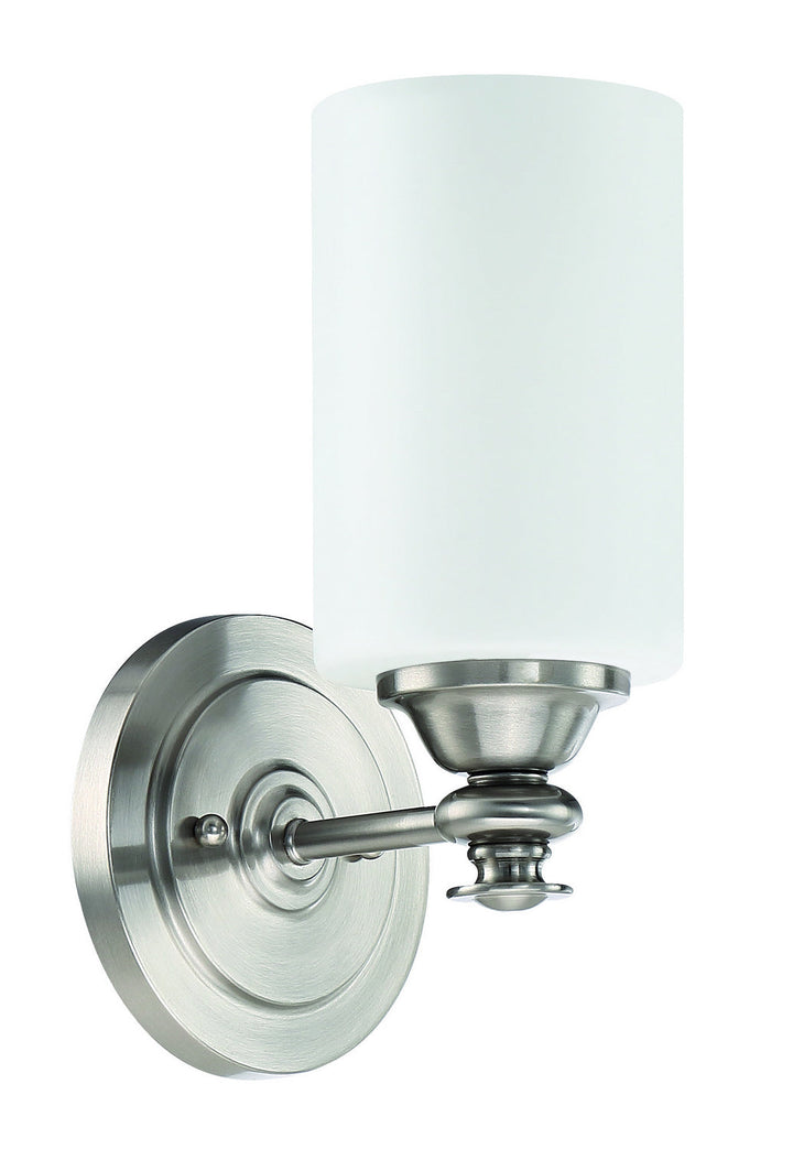 Dardyn One Light Wall Sconce in Brushed Polished Nickel