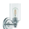 Dardyn One Light Wall Sconce in Brushed Polished Nickel