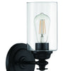 Dardyn One Light Wall Sconce in Flat Black