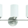Dardyn Three Light Vanity in Brushed Polished Nickel