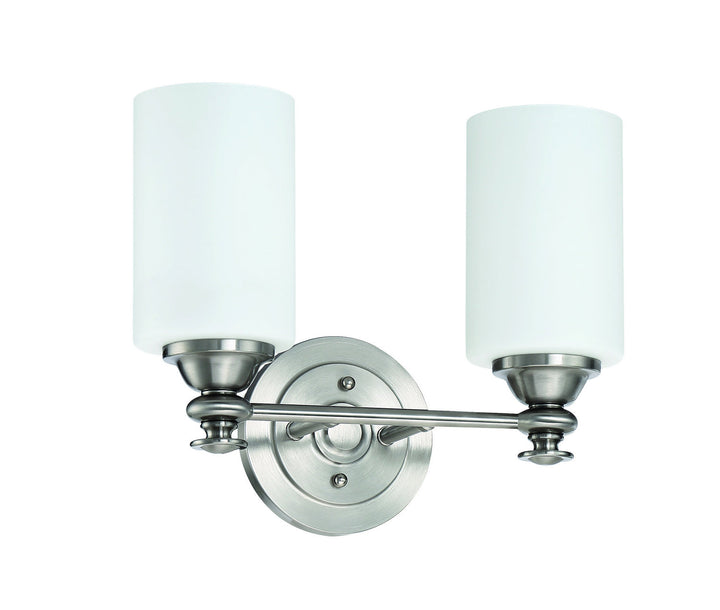 Dardyn Two Light Vanity in Brushed Polished Nickel