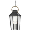 Dawson LED Hanging Lantern in Black