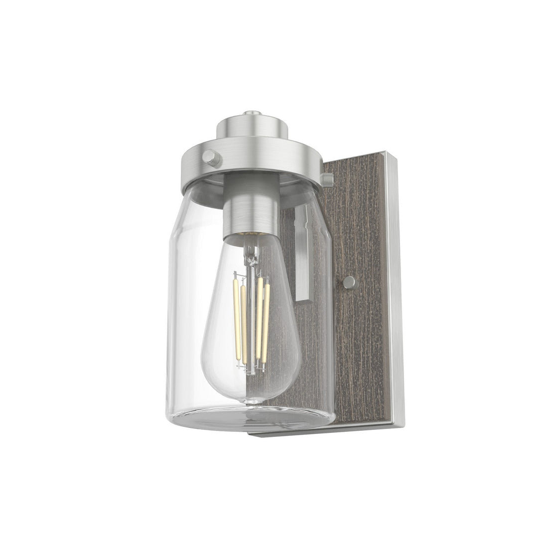 Devon Park One Light Wall Sconce in Brushed Nickel