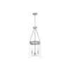 Devon Park Three Light Pendant in Brushed Nickel