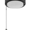 Disk LED Disk Fan Light Kit in Flat Black