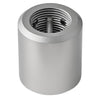 Downrod Coupler in Satin Steel