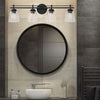 Drake Four Light Vanity in Flat Black