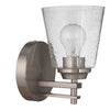 Drake One Light Wall Sconce in Brushed Polished Nickel
