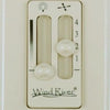 Dual Fan Light Wall Control in Almond