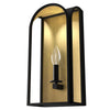 Dukestown One Light Wall Sconce in Natural Black Iron