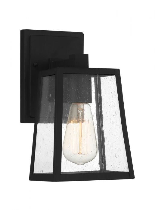 Dunn One Light Outdoor Wall Mount in Textured Black