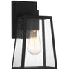 Dunn One Light Outdoor Wall Mount in Textured Black