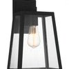 Dunn One Light Outdoor Wall Mount in Textured Black
