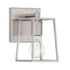Dunn One Light Wall Sconce in Brushed Polished Nickel