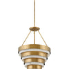 Echelon LED Chandelier in Heritage Brass