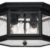 Edgewater LED Flush Mount in Black