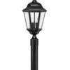 Edgewater LED Post Top or Pier Mount Lantern in Black