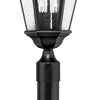 Edgewater LED Post Top/ Pier Mount in Black