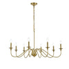 Elegant Lighting Eight Light Chandelier