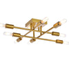 Elegant Lighting Eight Light Flush Mount
