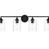 Elegant Lighting Four Light Bath Sconce
