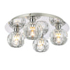 Elegant Lighting Four Light Flush Mount