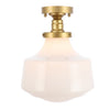 Elegant Lighting One Light Flush Mount