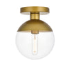 Elegant Lighting One Light Flush Mount