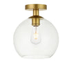Elegant Lighting One Light Flush Mount