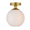 Elegant Lighting One Light Flush Mount