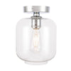 Elegant Lighting One Light Flush Mount