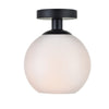 Elegant Lighting One Light Flush Mount
