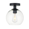 Elegant Lighting One Light Flush Mount