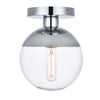 Elegant Lighting One Light Flush Mount