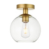 Elegant Lighting One Light Flush Mount