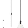 Elegant Lighting One Light Plug in Pendant
