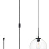 Elegant Lighting One Light Plug in Pendant