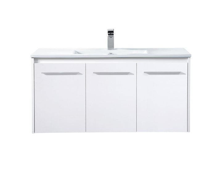 Elegant Lighting Single Bathroom Floating Vanity