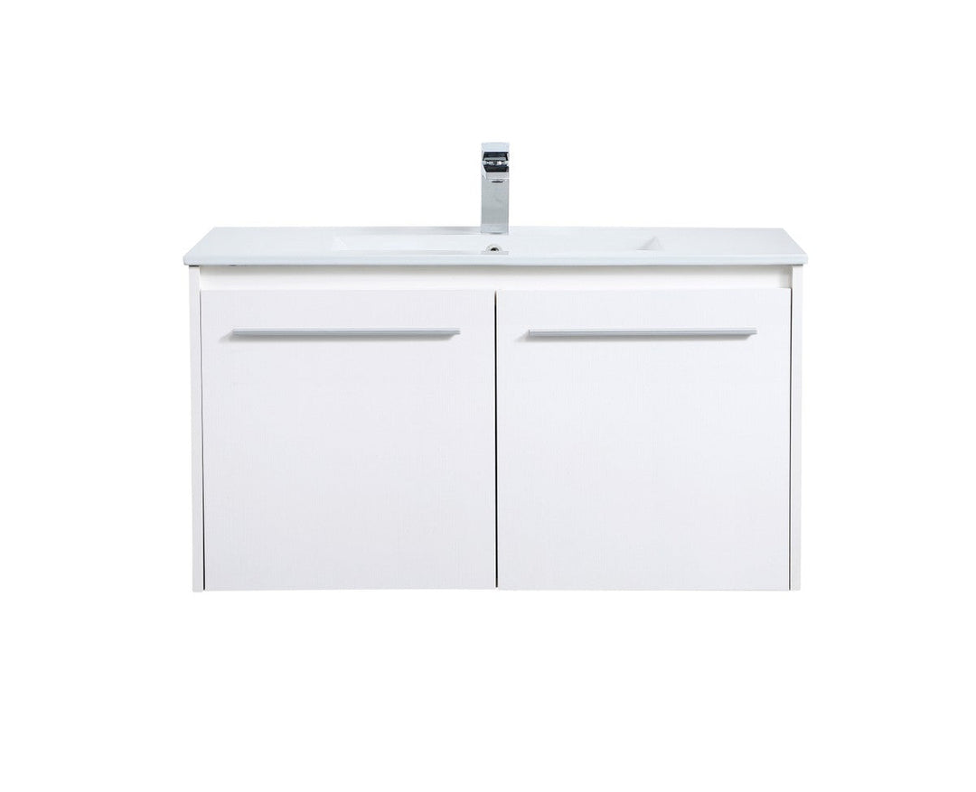 Elegant Lighting Single Bathroom Floating Vanity
