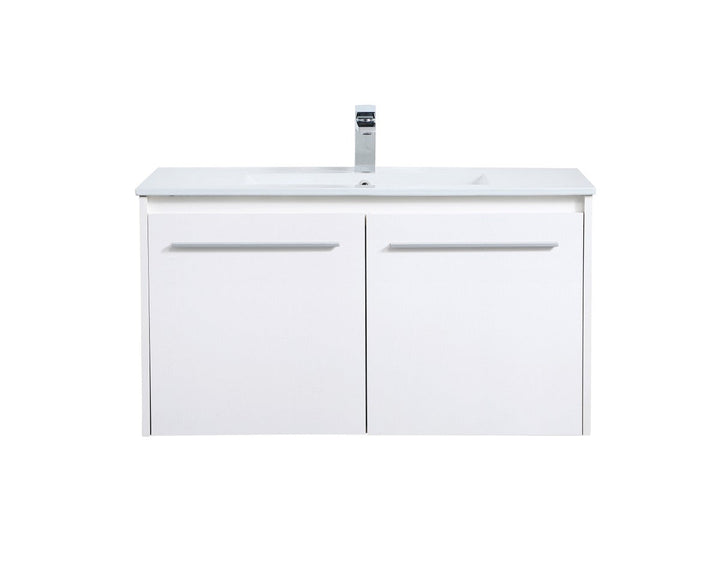 Elegant Lighting Single Bathroom Floating Vanity