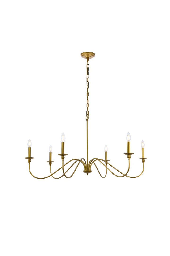 Elegant Lighting Six Light Chandelier