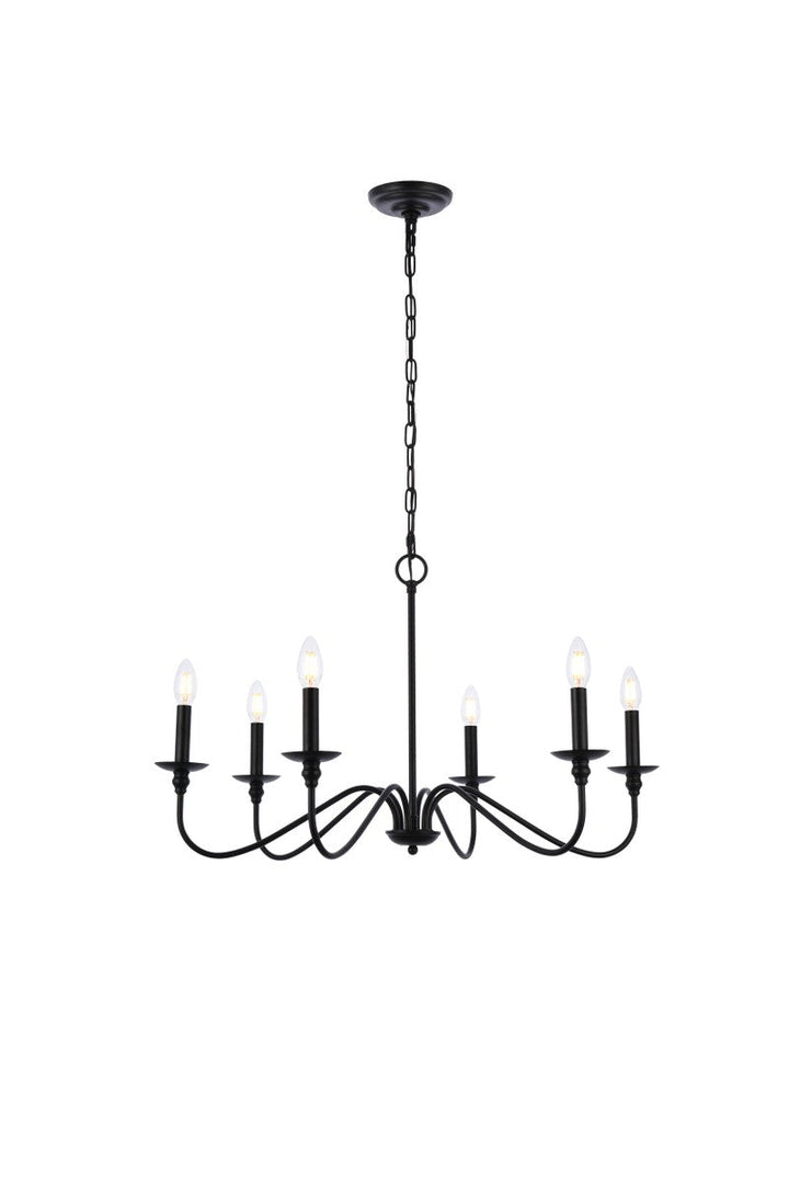 Elegant Lighting Six Light Chandelier